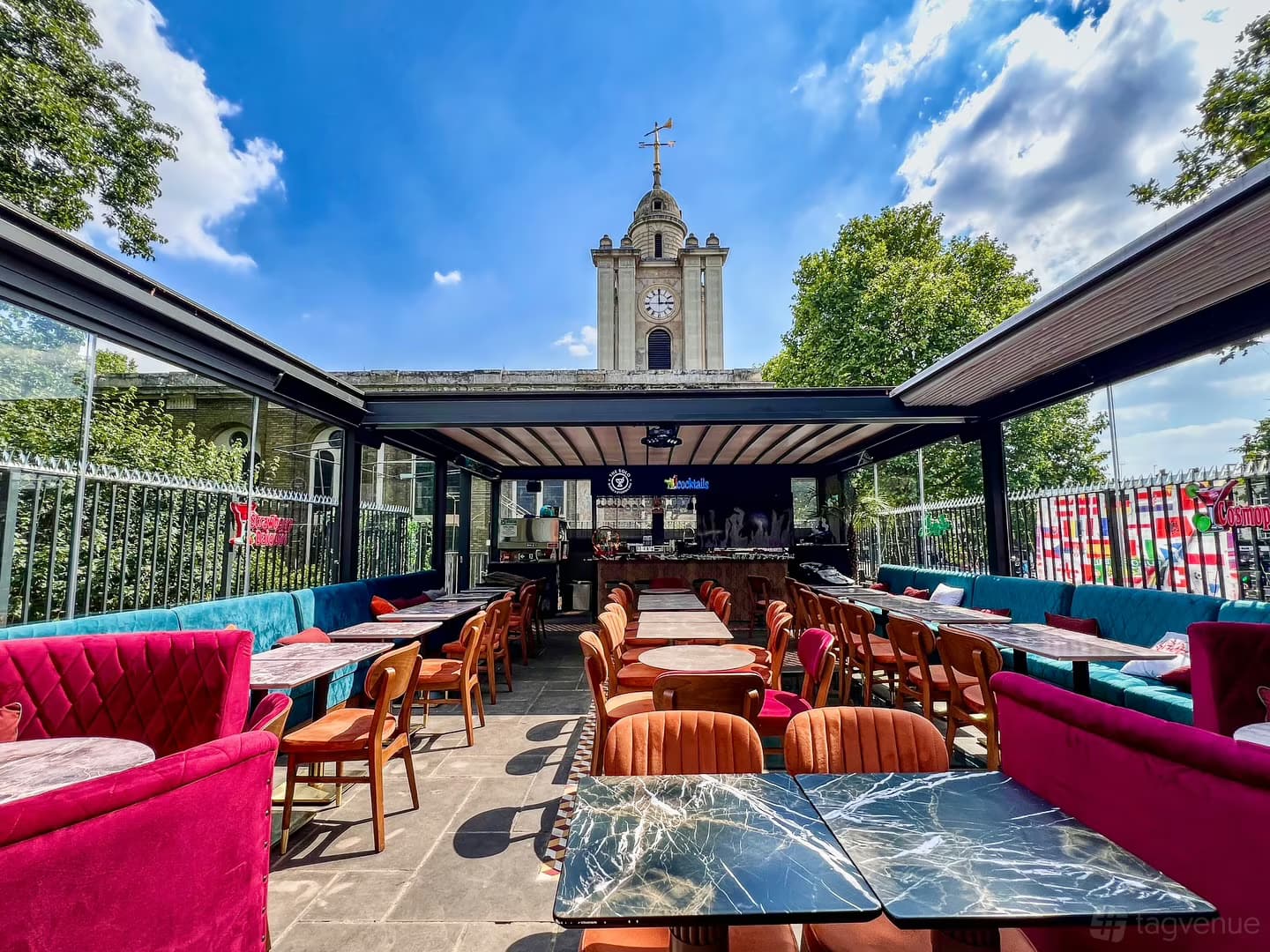 Roof Terrace at The Solo Kitchen & Bar, Hodan